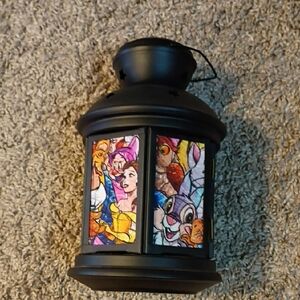 Disney Character Lantern with Stained Glass Design